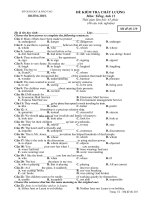 De thi cuoi nam 11(4 ma de_210)