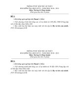 Tin hoc 8 - HKII (Thuc hanh)