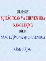 NANG LUONG VA SU CHUYEN HOA NANG LUON