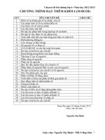 Giáo án dạy thêm Toán 6