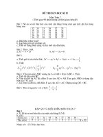 De thi ban ki 2 toan 7+dap an