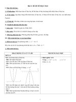 giáo án môn Toán lớp 10 bài “Hàm số bậc hai”