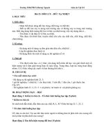 Giáo án Vật lý 8 bài 23 Đối lưu – Bức xạ nhiệt