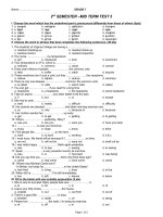 Grade 7-2st semester-mid term-test 5