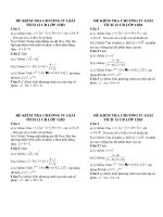 Kiểm tra Chương III GT 12CB số phức