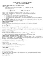 Một số đề ôn thi HKII 12 CB