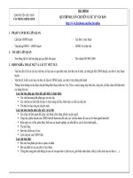 Quy trình luân chuyển và xử lý VB