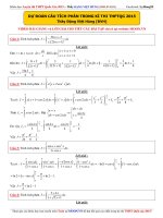 Dự đoán câu tích phân trong kì thi THPTQG 2015   thầy đặng việt hùng