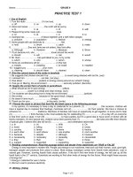 Grade 7-2st semester-mid term-test 1