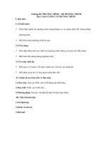 Giáo án Toán bài Đại cương về phương trình