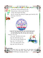 TÍCH HỢP KIẾN THỨC CÁC MÔN NGỮ VĂN, ÂM NHẠC, MĨ THUẬT VÀO GIẢNG DẠY CÁC BÀI THƠ NHƯ  ĐỒNG CHÍ, MÙA XUÂN NHO NHỎ,... MÔN NGỮ VĂN 9