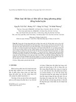 Phân loại dữ liệu có liên kết sử dụng phương pháp đồng huấn luyện