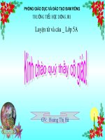 ôn tập về dấu câu(tác dụng của dấu hai chấm)