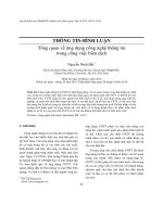 Tổng quan về ứng dụng công nghệ thông tin trong công việc biên dịch