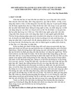 ĐỔI MỚI KIỂM TRA ĐÁNH GIÁ SINH VIÊN NGÀNH VĂN HÓA  DU LỊCH THEO HƯỚNG  TIẾP CẬN NĂNG LỰC NGƯỜI HỌC