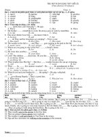 Bo de kiem tra HKII lop 6, 7, 8, 9