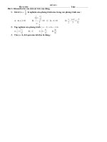 Đề ôn toán 8 cuoi nam