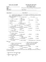 De thi ban ki 2 anh6+dap an