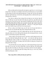 ĐỔI MỚI KIỂM TRA ĐÁNH GIÁ THEO HƯỚNG TIẾP CẬN  NĂNG LỰC NGƯỜI HỌC”  NĂM HỌC 2014 – 2015”