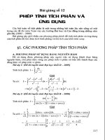 tổng hợp bài giảng luyện thi đại học môn toán