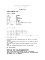 Mẫu sơ yếu lý lịch