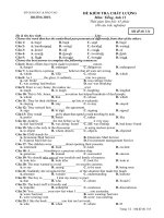 De thi cuoi nam 11(4 ma de_134)