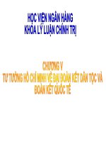 Tư tưởng Hồ Chí Minh về đại đoàn kết dân tộc và đoàn kết quốc tế