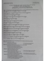 Ôn thi THPT chuyên ngoại ngữ Hà Nội (P1_đề không chuyên)