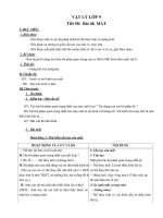 Giáo án bài Mắt Vật lý 9