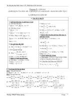 Giáo án dạy thêm Toán 11 (Phần 1)