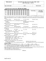 de thi hoc ky II lop 10