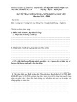 Mẫu tự đánh giá xếp loại theo Q Đ 86 của UBND tỉnh