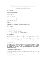 Đề thi vào 10 của tỉnh Hải dương