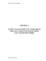 luận văn quản trị  nhân lực THỰC TRẠNG VÀ TÌNH HÌNH HỌAT ĐỘNG TUYỂN DỤNG VÀ ĐÀO TẠO NGUỒN NHÂN LỰC TẠI NGÂN HÀNG TMCP NAM VIỆT (NAVIBANK)