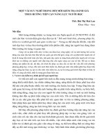 MỘT VÀI SUY NGHĨ TRONG ĐỔI MỚI KIỂM TRA ĐÁNH GIÁ THEO HƯỚNG TIẾP CẬN NĂNG LỰC NGƯỜI HỌC