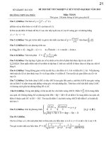 Đề thi mẫu THPT quốc gia môn toán năm 2015 Trường THPT Đa Phúc