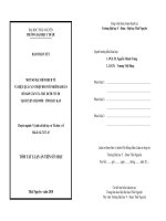 tóm tắt luận án Một số đặc điểm dịch tễ và hiệu quả can thiệp đối với nhiễm khuẩn hô hấp cấp ở trẻ dưới 5 tuổi tại huyện Chợ Mới, tỉnh Bắc Kạn