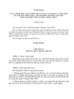 CHẾ ĐỘ THÔI VIỆC, CHẾ ĐỘ BỒI THƯỜNG CHI PHÍ