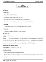 Giáo án Vật lí bài Thấu kính hội tụ