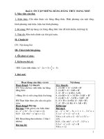 Giáo án dạy thêm môn Toán lớp 8