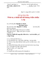 Đề tài thực tập tốt nghiệp  tính toán thiết kế hệ thống điện chiếu sáng