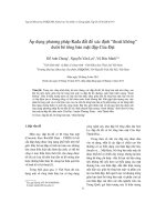 Áp dụng phương pháp Rađa đất để xác định “thoát không” dưới bê tông bản mặt đập Cửa Đạt