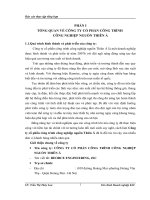 Báo cáo thực tập tại Công ty cổ phần công trình công nghiệp nguồn Thiên Á