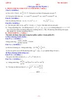 Chuyen de ve duong thang, khoang cach goc