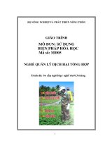 giáo trình mô đun sử dụng biện pháp hóa học