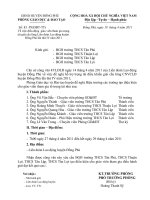 CV 83 điều động GV làm trong tài