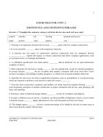 Architecture English Exercise Unit 02