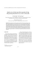 Nghiên cứu mô hình vùng thấm trong thân đê, đập bằng phương pháp điện đa cực cải tiến và Ra đa đất