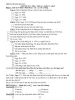 ĐỀ KIỂM TRA LỊCH SỬ VÀ ĐỊA LÍ CUỐI NĂM 2010-2011