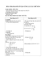 Giáo án bài Chia hai số có tận cùng là chữ số 0